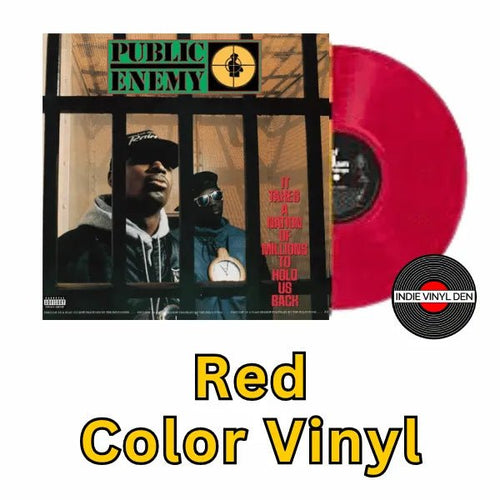Public Enemy - It Takes A Nation Of Millions To Hold Us Back - Red Color Vinyl Record rockit-t-shirts.myshopify.com #Indie_Vinyl_Den#