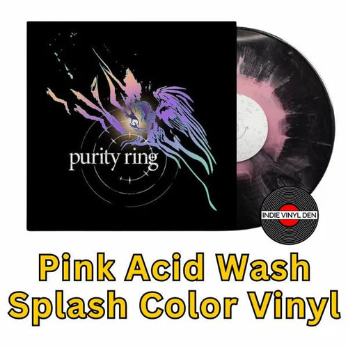 Purity Ring - purity ring - Pink Acid Wash Splash Color Vinyl Record rockit-t-shirts.myshopify.com #Indie_Vinyl_Den#