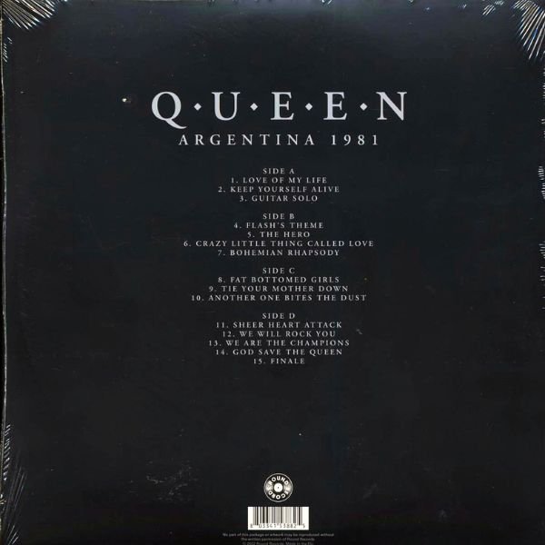 Queen - Argentina 1981 Volume 2: The Complete Buenos Aires Broadcast - 2LP Vinyl Record - Indie Vinyl Den