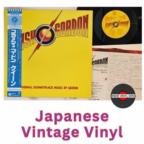 Queen - Flash Gordon - Japanese Vintage Vinyl rockit-t-shirts.myshopify.com #Indie_Vinyl_Den#
