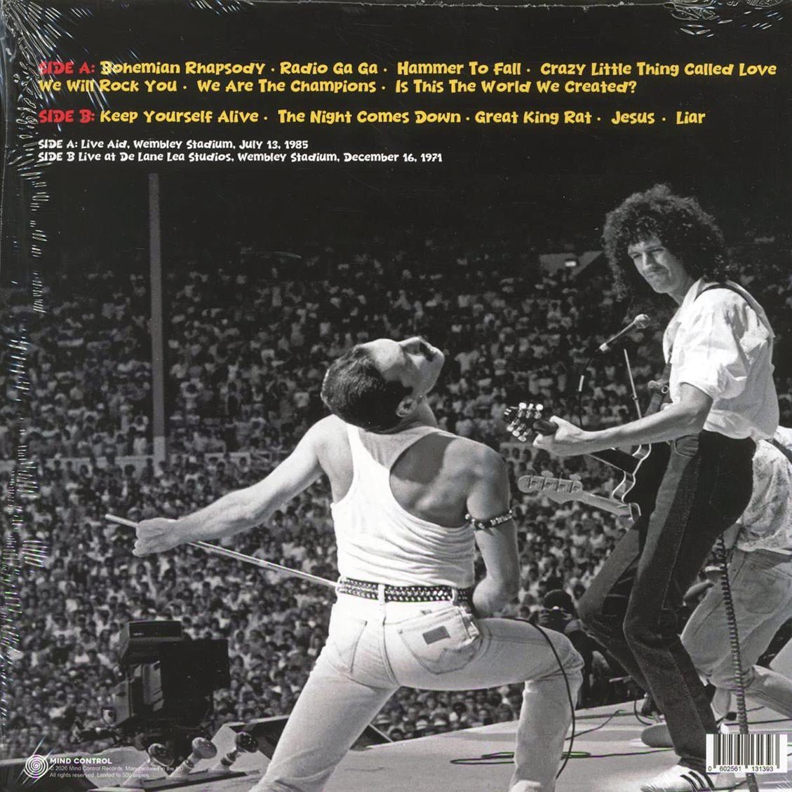 Queen - Live Aid, Wembley 1985 | Vinyl Record | IVD – Indie Vinyl Den