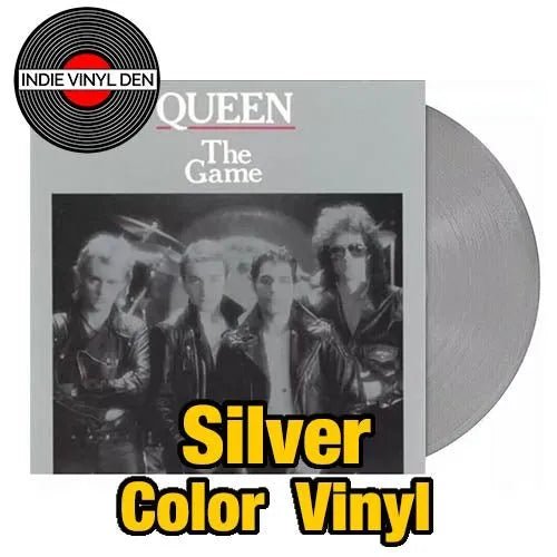 Queen - The Game (Half-Speed Master) - Silver Color Vinyl Record rockit-t-shirts.myshopify.com #Indie_Vinyl_Den#