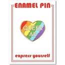 Queer AF Enamel Pin rockit-t-shirts.myshopify.com #Indie_Vinyl_Den#
