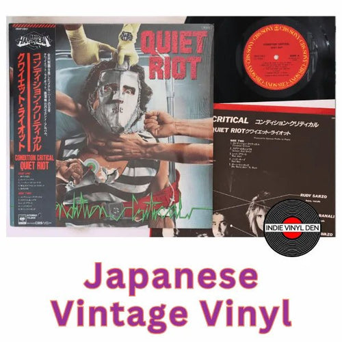 Quiet Riot - Condition Critical - Japanese Vintage Vinyl rockit-t-shirts.myshopify.com #Indie_Vinyl_Den#