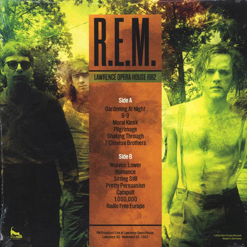 REM - Lawrence Opera House 1982 - Vinyl Record