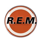 R.E.M. Logo Round Enamel Pin rockit-t-shirts.myshopify.com #Indie_Vinyl_Den#