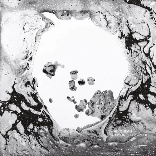 Radiohead - A Moon Shaped Pool Vinyl Record (vinilo pesado, descarga, portada plegable con lámina plateada)