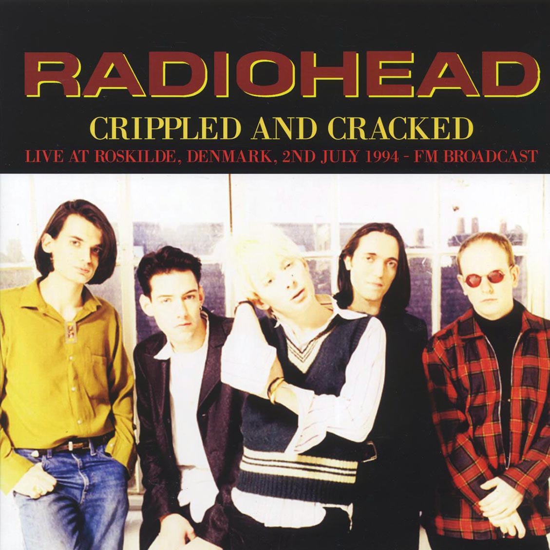 Radiohead - Crippled And Cracked: Live At Roskilde, Denmark 1994 - Green Color Vinyl Record