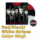 Ratt - Dancing Undercover - Red/Black/White Stripe Vinyl Record - Indie Vinyl Den