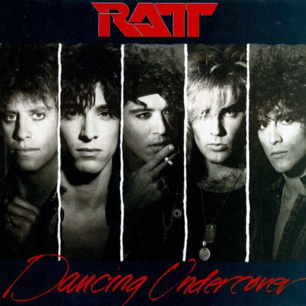 Ratt - Dancing Undercover - Red/Black/White Stripe Vinyl Record