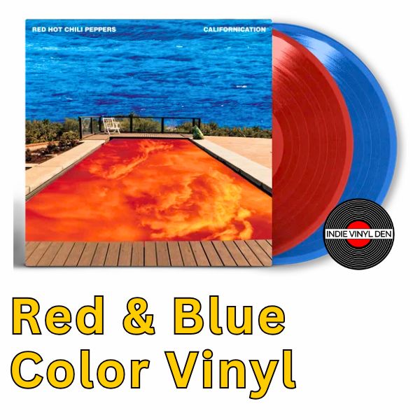 Red Hot Chili Peppers - Californication - Red & Blue Color Vinyl Record 2LP