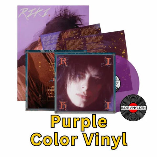 Riki - Riki - Transparent Purple Color Vinyl Record rockit-t-shirts.myshopify.com #Indie_Vinyl_Den#
