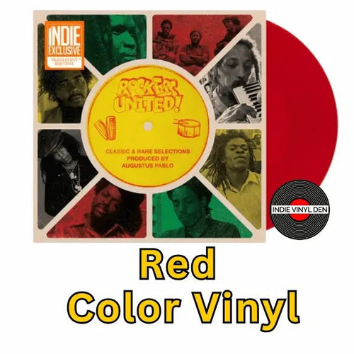 Rockers United! - Various Artists - Red Color Vinyl Record rockit-t-shirts.myshopify.com #Indie_Vinyl_Den#