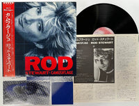 Rod Stewart - Camouflage - Japanese Vintage Vinyl rockit-t-shirts.myshopify.com #Indie_Vinyl_Den#