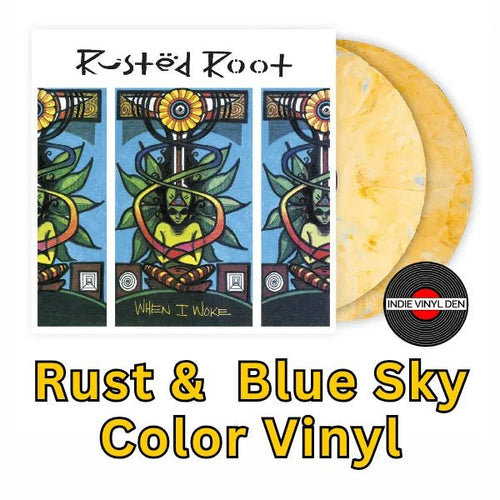 Rusted Root - When I Woke (REMASTERED) - RUST & BLUE SKY Color Vinyl Record rockit-t-shirts.myshopify.com #Indie_Vinyl_Den#