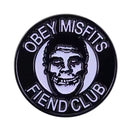Misfits Obey Round - Enamel Pin