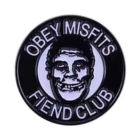 Misfits Obey Round - Enamel Pin