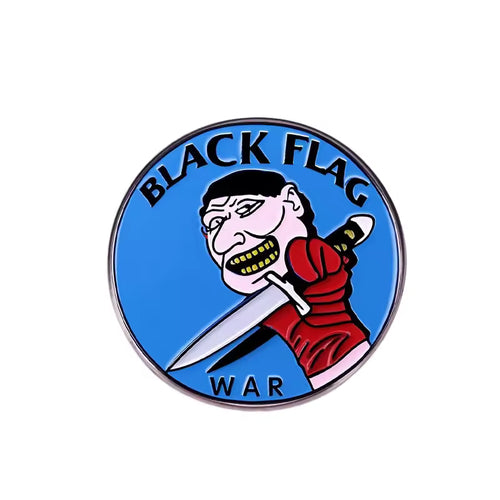 Black Flag War Round - Enamel Pin