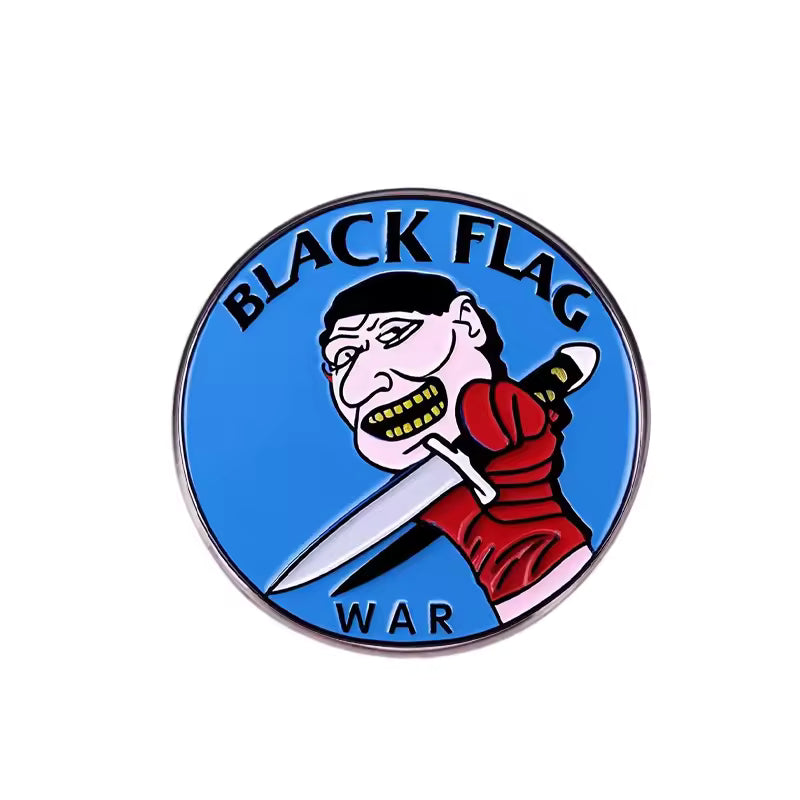 Black Flag War Round - Enamel Pin