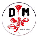 Depeche Mode Enjoy Silence White Round - Enamel Pin