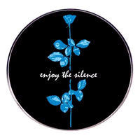 Depeche Mode Enjoy the Silence Blue Round - Enamel Pin