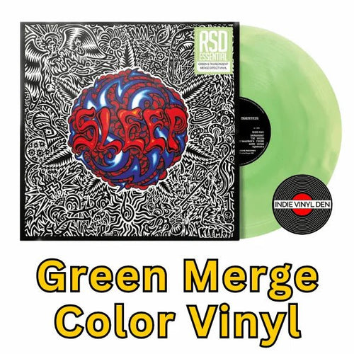SLEEP - Sleep's Holy Mountain - Green Merge Color Vinyl Record rockit-t-shirts.myshopify.com #Indie_Vinyl_Den#