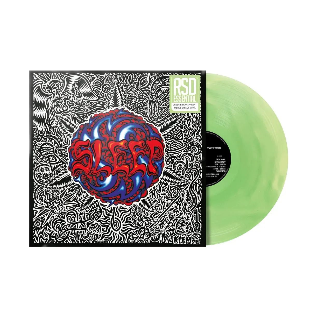SLEEP - Sleep's Holy Mountain - Green Merge Color Vinyl Record rockit-t-shirts.myshopify.com #Indie_Vinyl_Den#