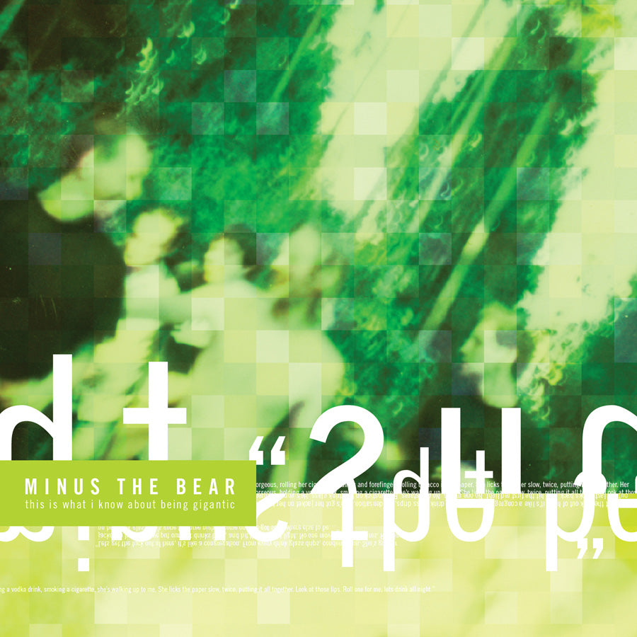 Minus the Bear - This Is What I Know About Being Gigantic - Opaque Green Color Vinyl Record