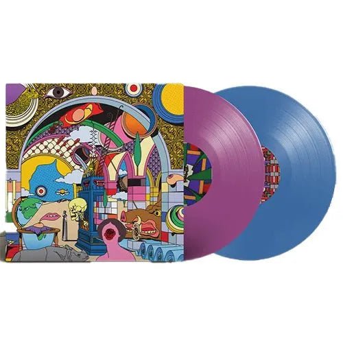 STRFKR - Parallel Realms - Vinilo de color violeta y azul cobalto