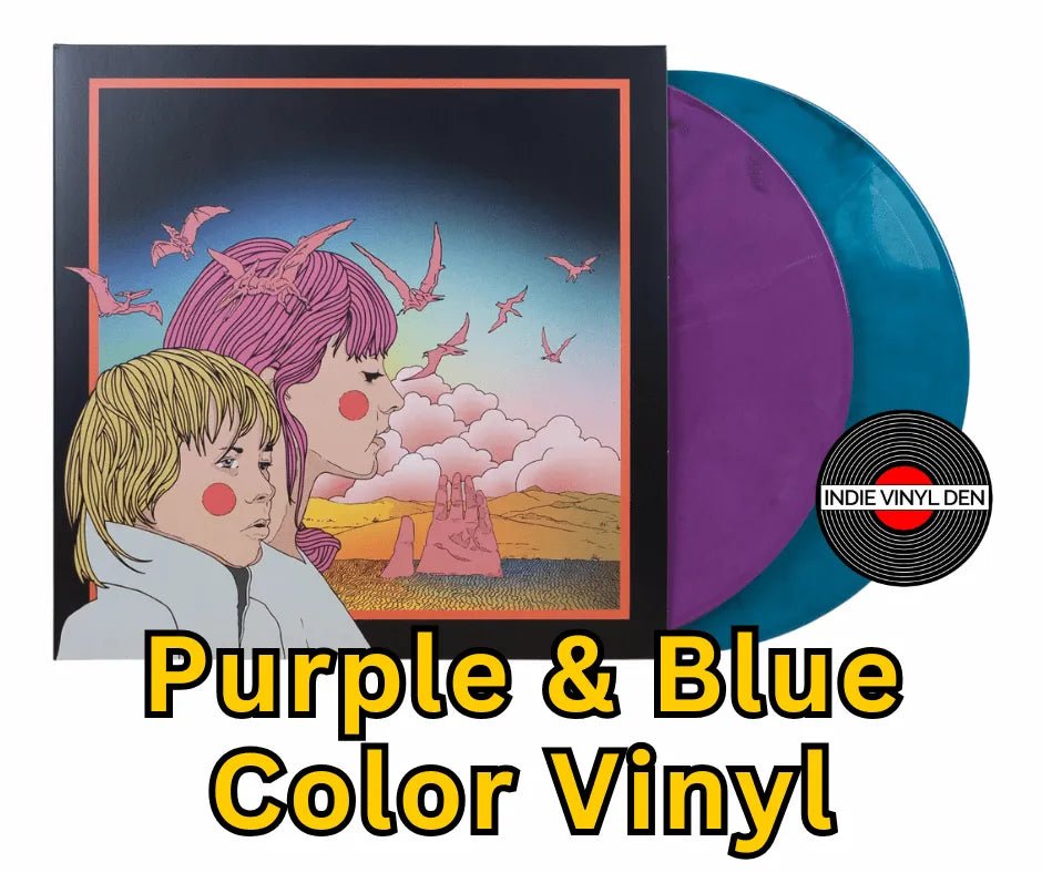 STRFKR Reptilians (10-Year Anniversary Edition) - Purple & Blue ECO-Mix Color Vinyl Record