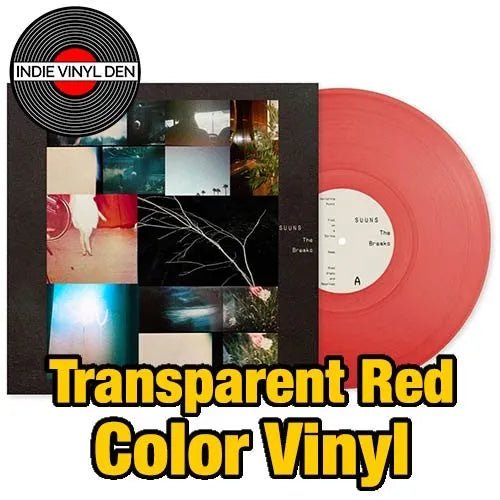 SUUNS - The Breaks- Transparent Red Color Vinyl Record rockit-t-shirts.myshopify.com #Indie_Vinyl_Den#