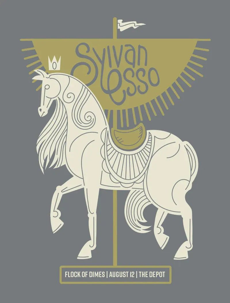 SYLVAN ESSO - Cartel del concierto de 2017