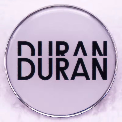 Duran Duran Logo Round - Enamel Pin