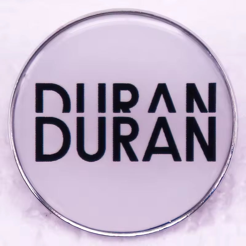 Duran Duran Logo Round - Enamel Pin
