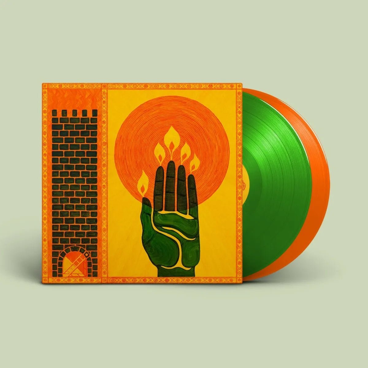 Saintseneca - Highwalllow & Supermoon Songs - Emerald & Orange Color Vinyl Record [Pre-Order] rockit-t-shirts.myshopify.com #Indie_Vinyl_Den#