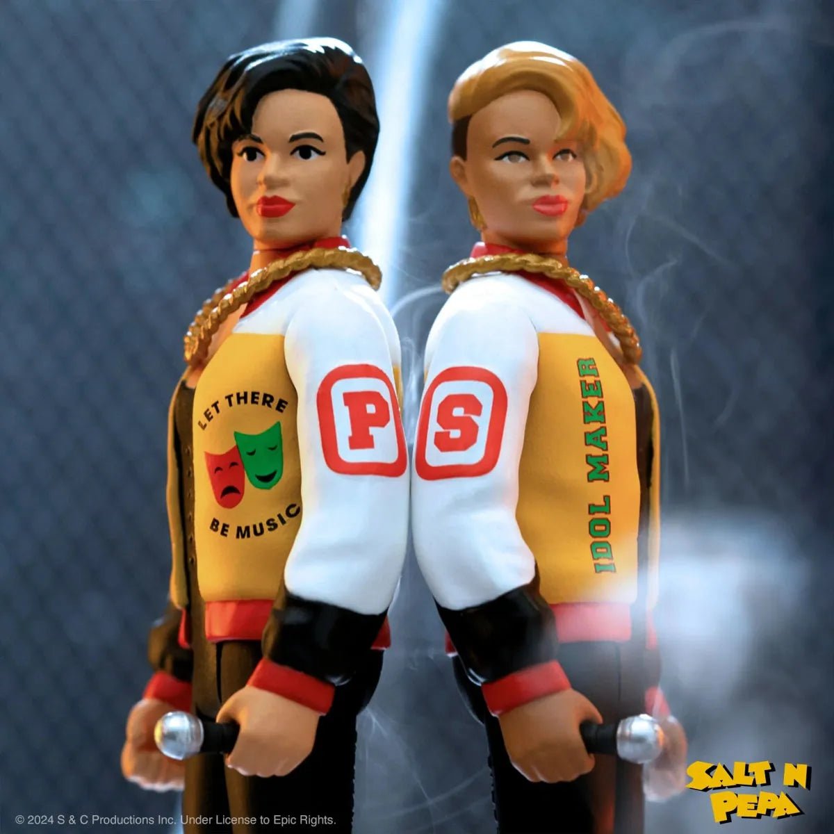 Salt-n-Pepa (2-Pack) ReAction Figure - Super 7 rockit-t-shirts.myshopify.com #Indie_Vinyl_Den#