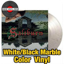 Saltburn - Original Motion Picture Score - White & Black Marble Color Vinyl Record rockit-t-shirts.myshopify.com