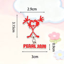 Pearl Jam Stickman Dangling - Enamel Pin