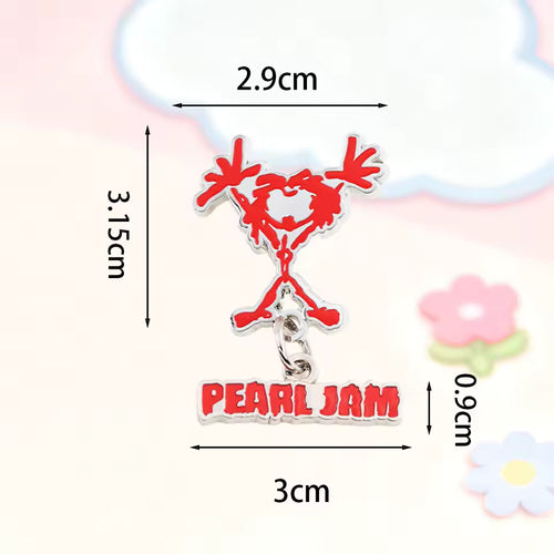 Pearl Jam Stickman Dangling - Enamel Pin
