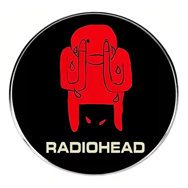 Radiohead Crying Minotaur Round - Enamel Pin
