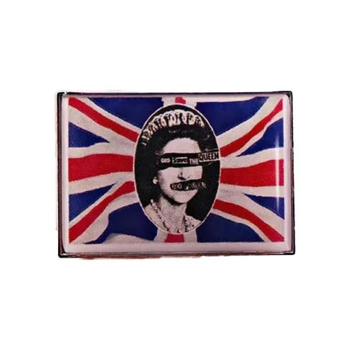 Sex Pistols Queen Enamel Pin rockit-t-shirts.myshopify.com #Indie_Vinyl_Den#