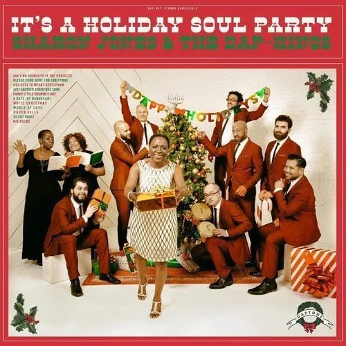 Sharon Jones,& The Dap-Kings - It's A Holiday Soul Party - Candy Cane Color Vinyl Record LP New