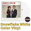 She & Him - Christmas Party - Snowflake White Color Vinyl Record - Indie Vinyl Den