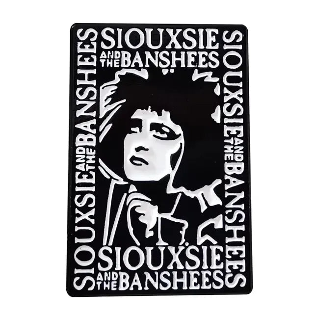 Siouxsie and the Banshees Rectangle - Enamel Pin- Enamel Pin