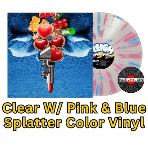 Sleigh Bells - Bunky Becky Birthday Boy - Clear W/ Pink & Blue Splatter Color Vinyl Record rockit-t-shirts.myshopify.com #Indie_Vinyl_Den#