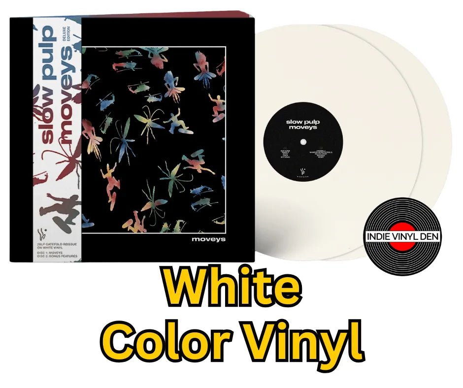 Slow Pulp - Moveys (Deluxe Edition) - White Color Vinyl Record rockit-t-shirts.myshopify.com #Indie_Vinyl_Den#
