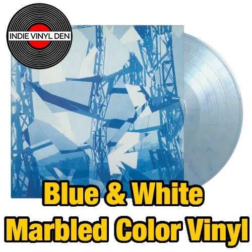 Slowdive - Blue Day - Blue & White Marbled Color Vinyl Record