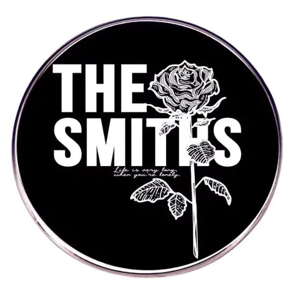 Smiths Round Rose - Enamel Pin