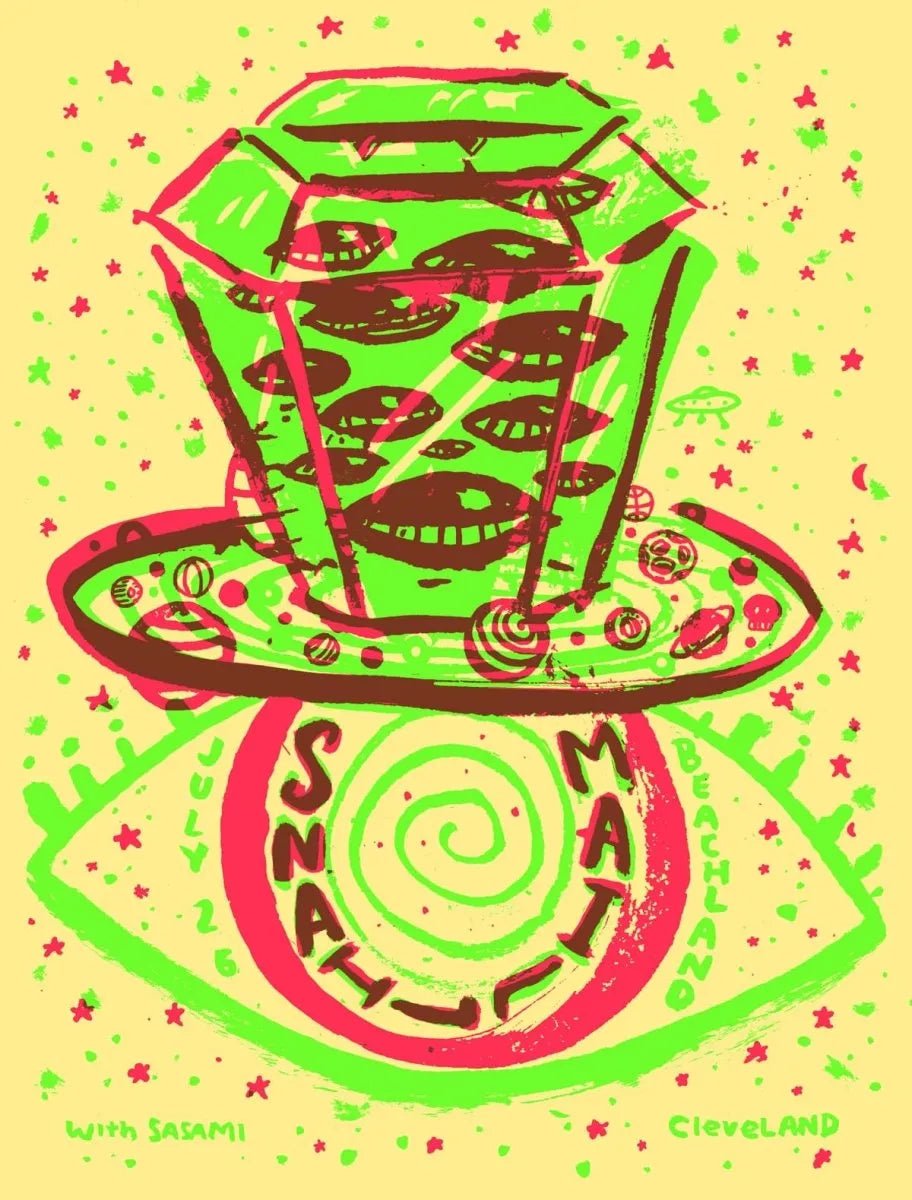 Snail Mail - Beachland 2019 Gig Poster