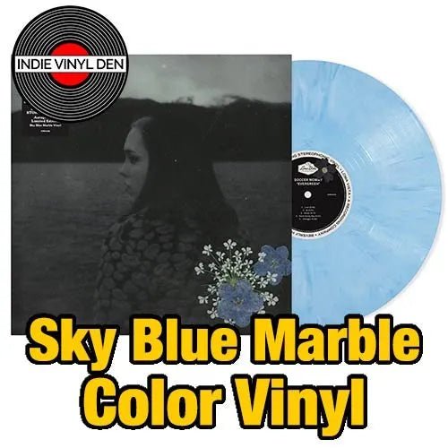 Soccer Mommy - Evergreen - Sky Blue Marble Color Vinyl Record * rockit-t-shirts.myshopify.com #Indie_Vinyl_Den#